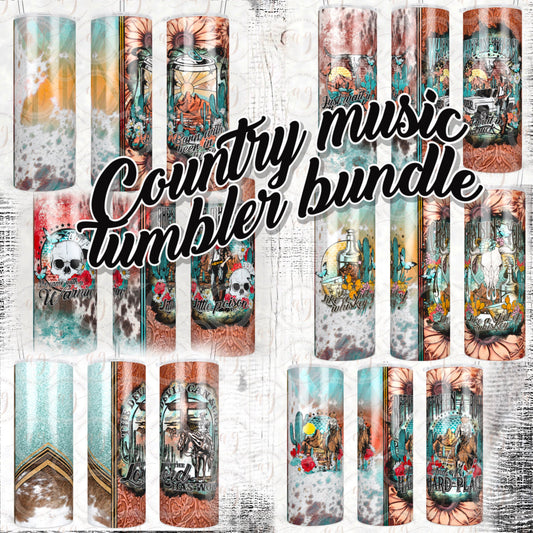 Country Music Tumbler pt 2 Bundle