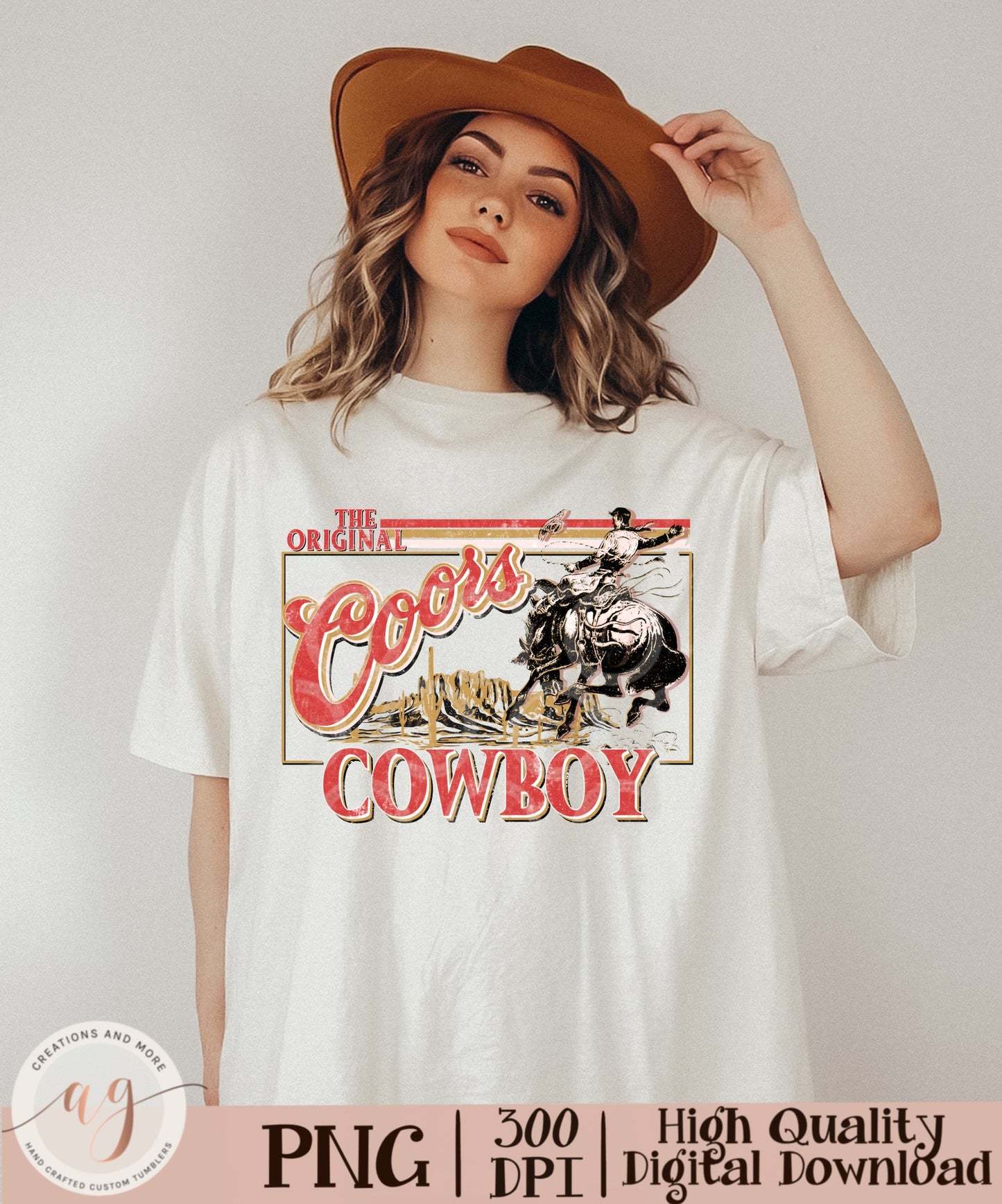 Western The Original Coors Cowboy png
