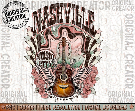 Nasville Music City PNG