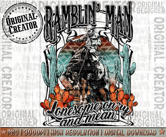 Ramblin' Man Png