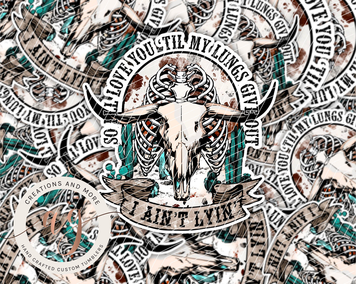 I Ain't Lying 3" Sticker